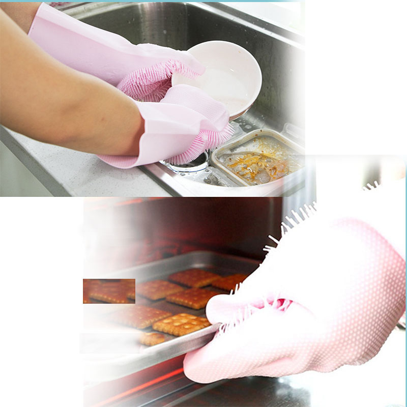 Silicone multifunctional gloves 5