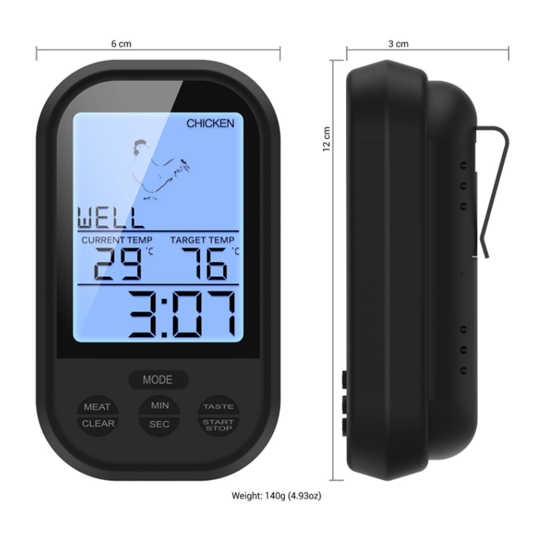 Wireless Food Thermometer For Cooking 4