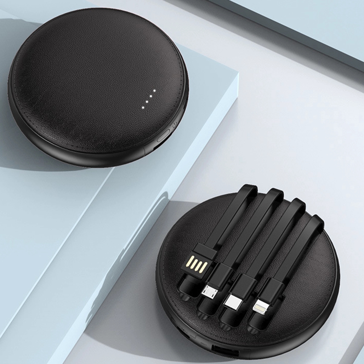 LED 3-in-1 10000 mAh Mini Portable Power Bank 3