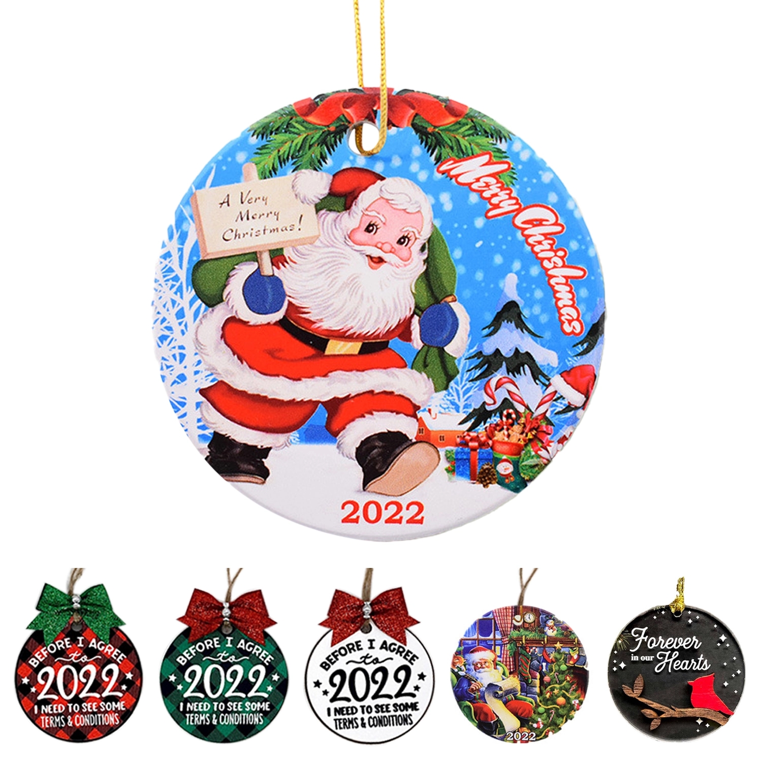 Clear Acrylic Christmas Ornament 2
