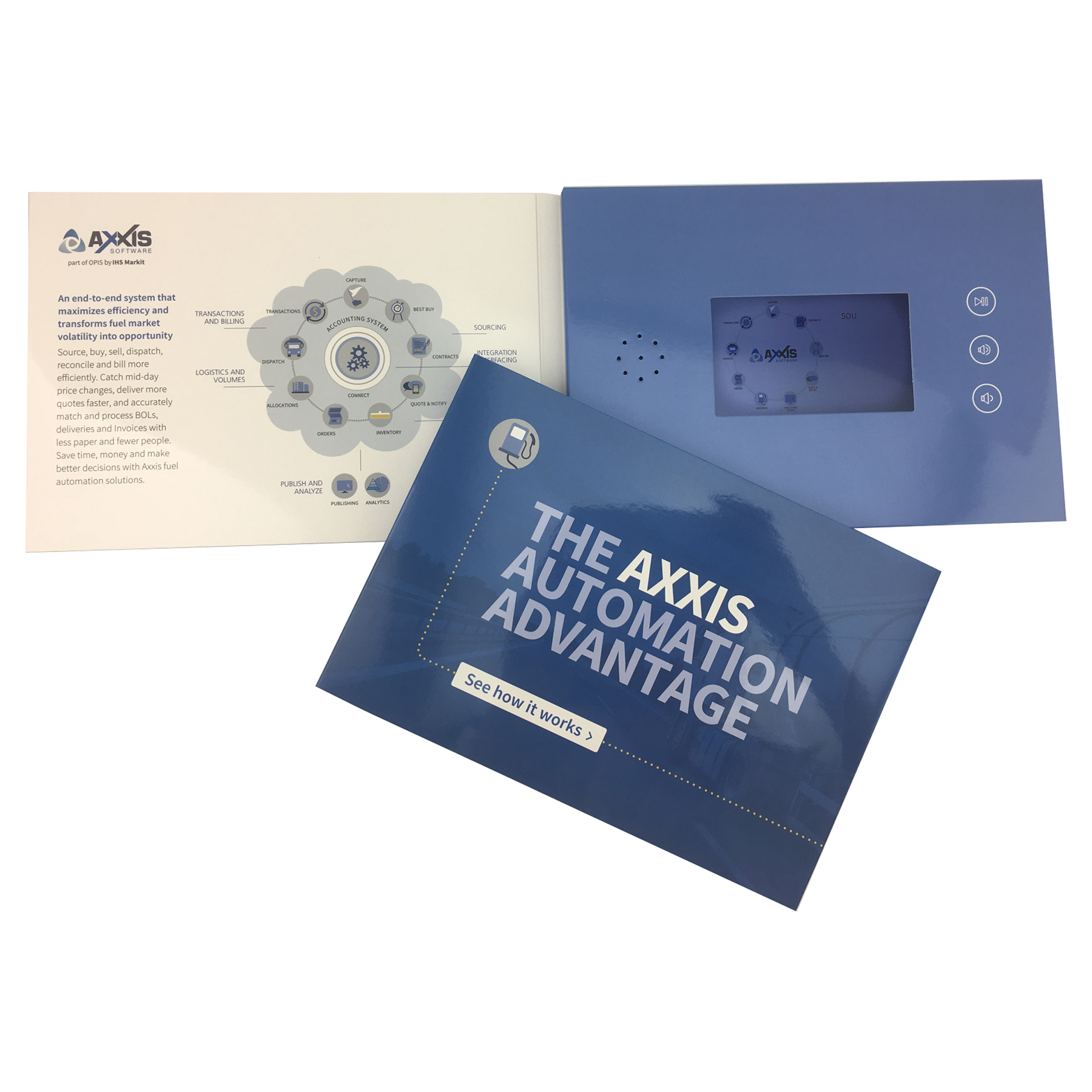 VidU 4.0" HD High Definition Video Mailer And Brochure With Full Color Printing 3