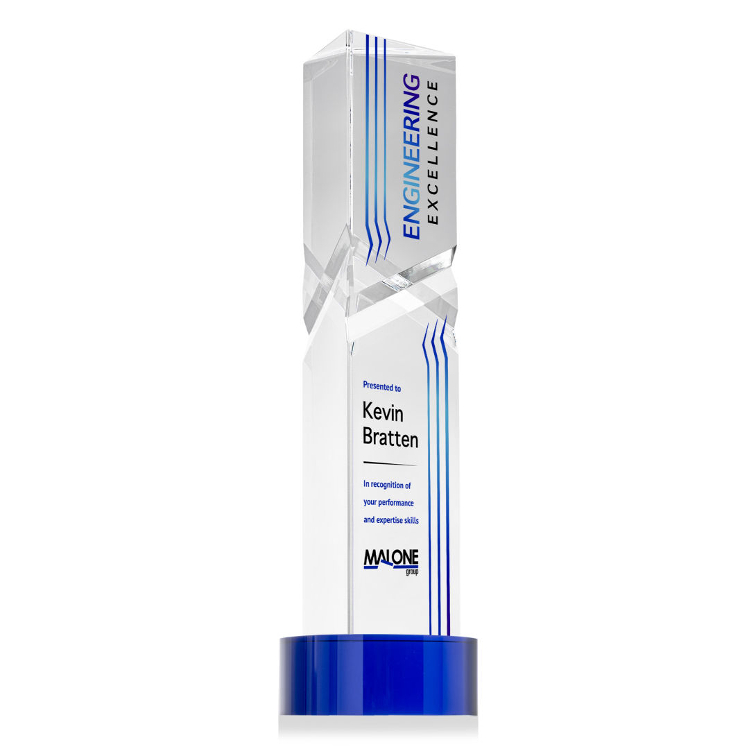 Oakham VividPrint™ Award on Stanrich Base - Blue 10