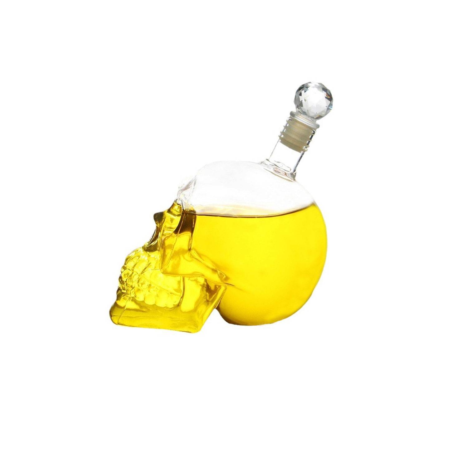 Creative Skull-shaped Glass Wine Bottle 3