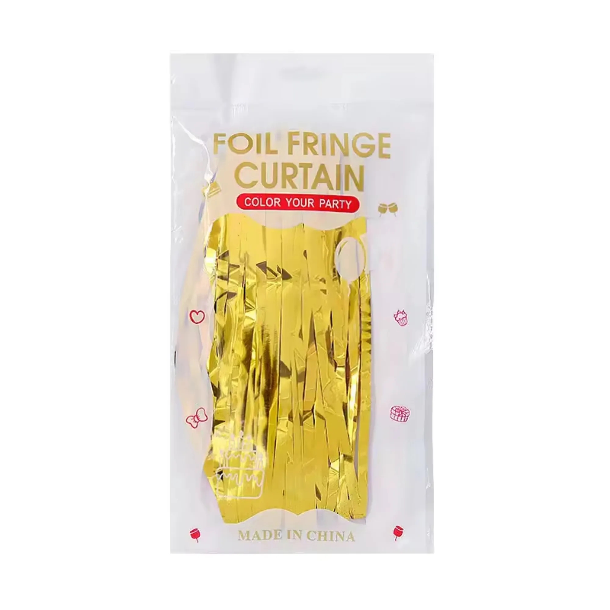 Shiny Foil Fringe Curtains 3