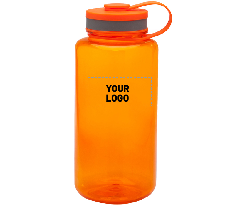 Wide-Mouth Plastic Water Bottle, 38 oz. 2