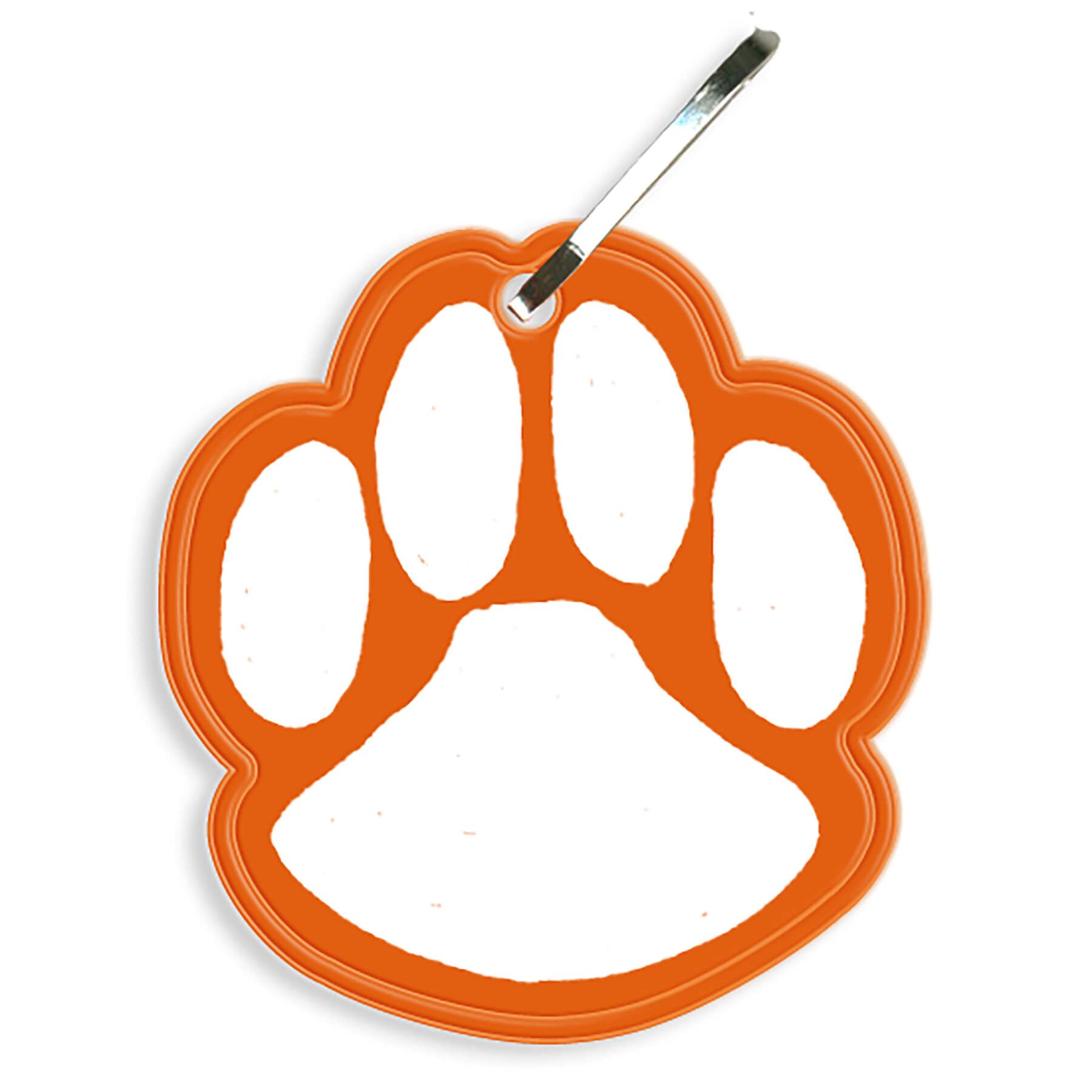 Paw Print Reflective Zipper Pull 27