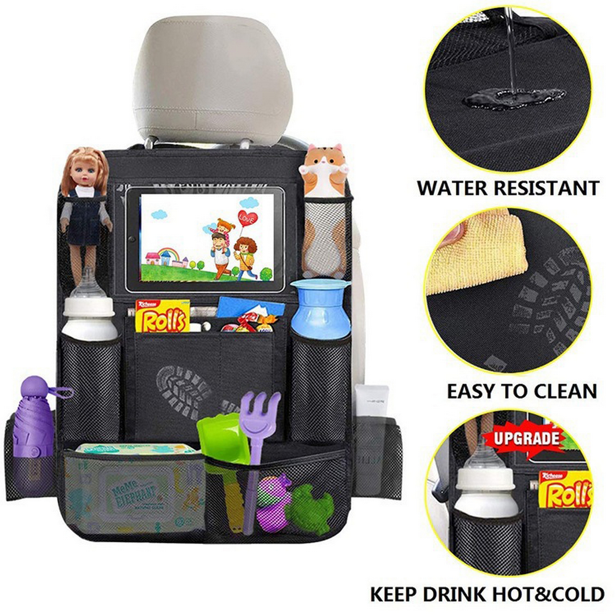 Multifunctional Storage Bag For The Rear Seat Of The Car 4