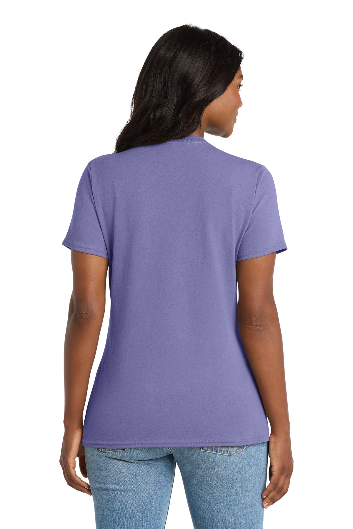 Port & Co Women's Core Cotton V-Neck Tee. LPC54V 149