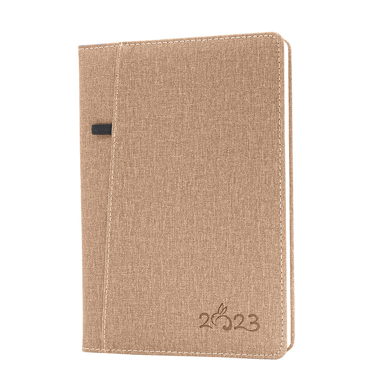 Fabric PUJournal Notebook with Pocket 3