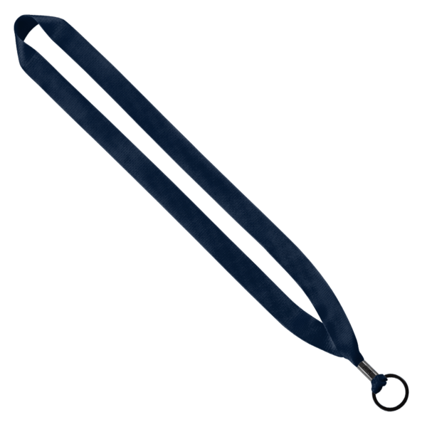 3/4" Polyester Lanyard with Metal Crimp & Split-Ring 4