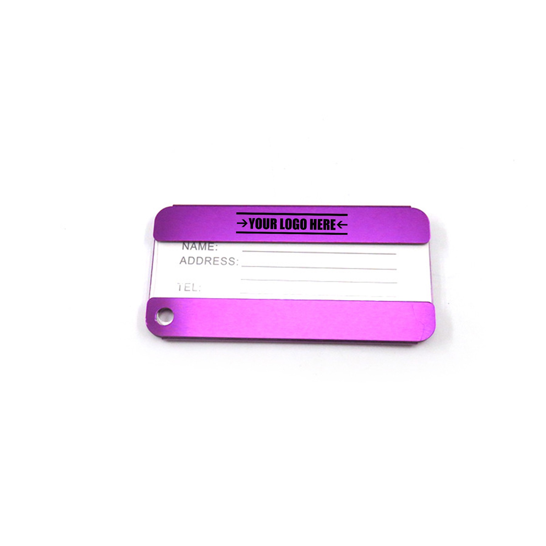 Balanced Aluminum Luggage Tag Baggage Tag