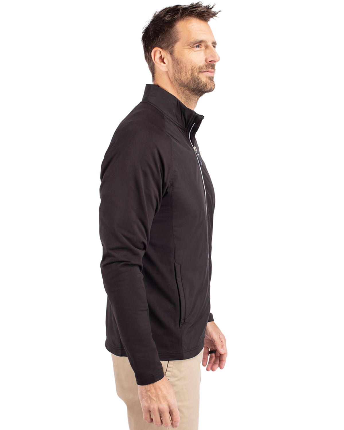 Adapt Eco Knit Hybrid Recycled Mens Full Zip Jacket