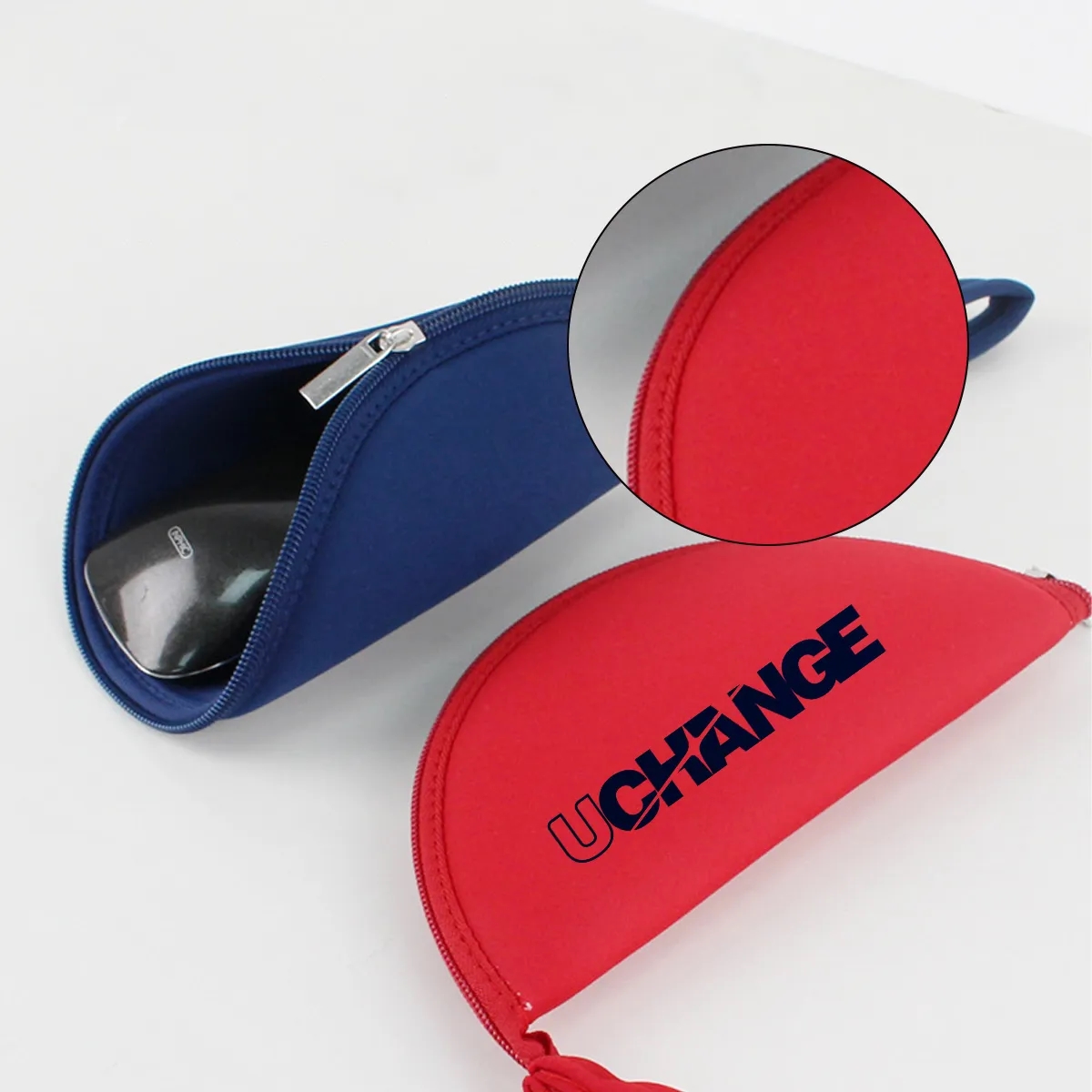 Soft Neoprene Mouse Pouch With Zipper 5