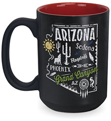 15 Oz. Mighty Matte Black Mug 2