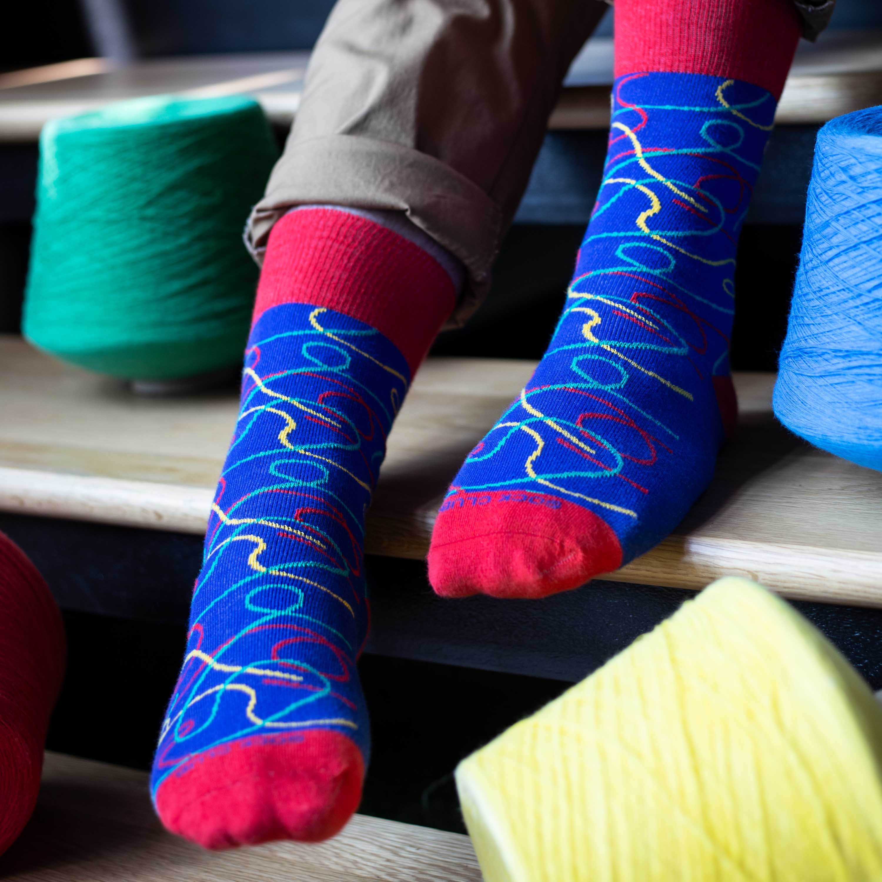 Crew Movie Night Socks - Cozy Footwear for Cinema Enthusiasts - American Made 2