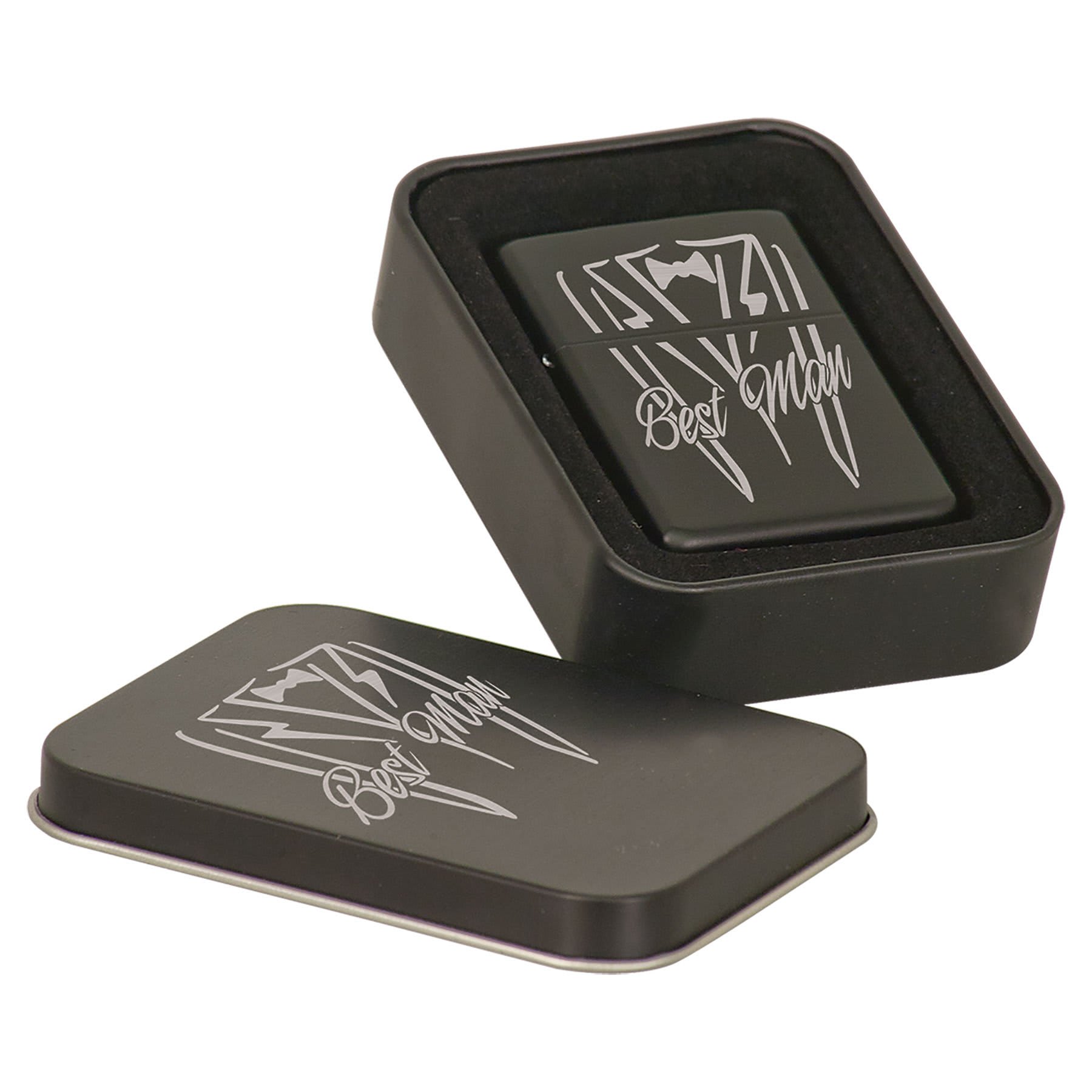 Lighter In Black Tin 2