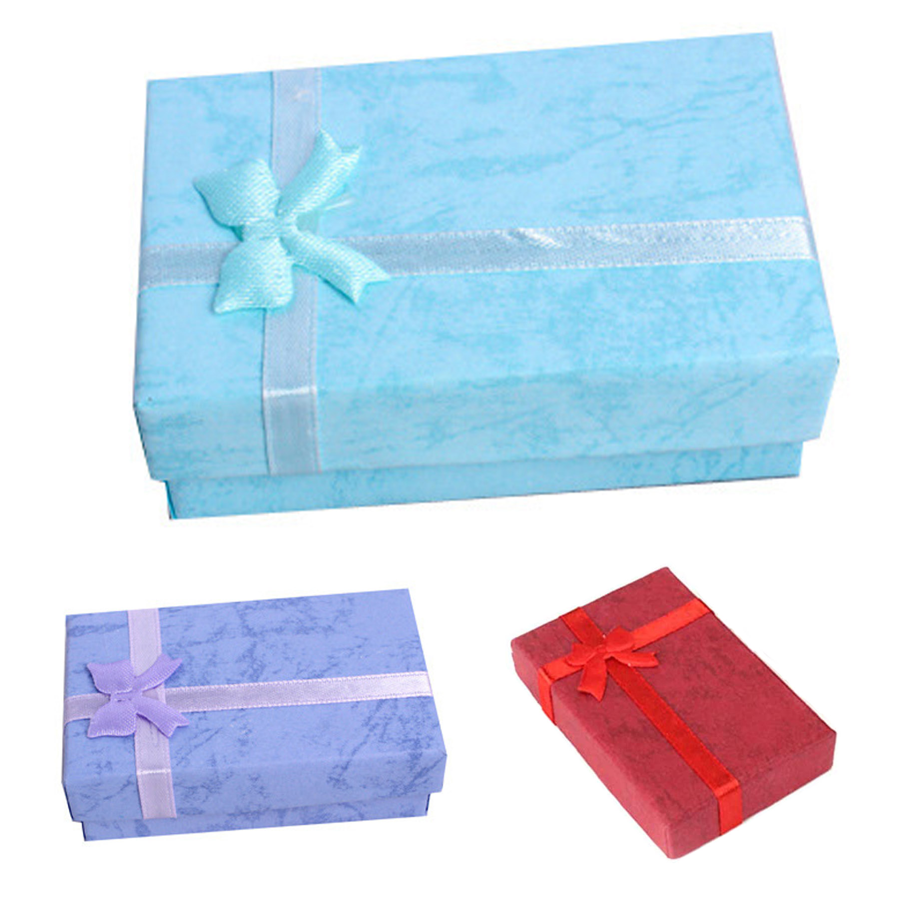 Gift Box Set with Lids and Ribbon Bows 2