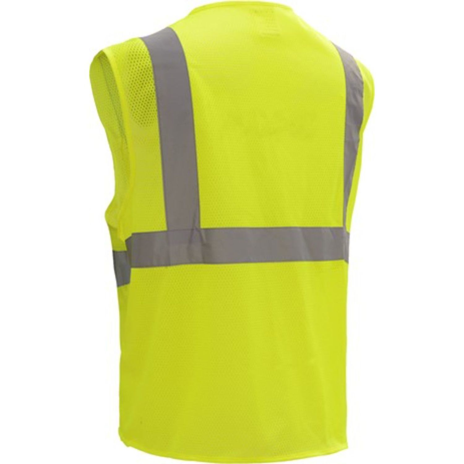 rPET Class 2 Reflective Mesh Safety Hook & Loop Vest with Pockets 1