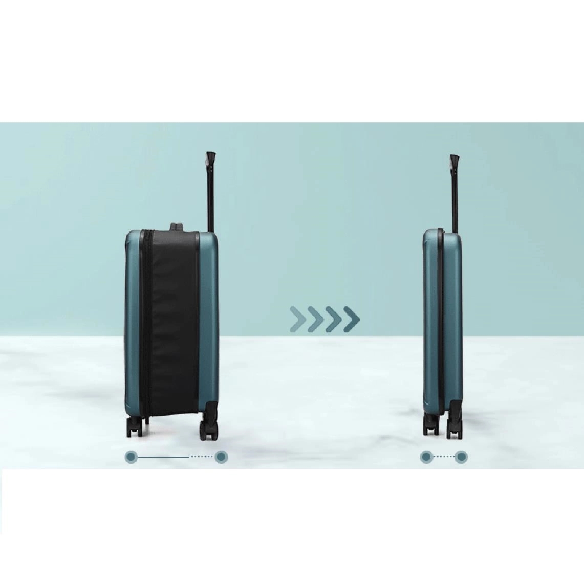 Fully Collapsible Suitcase Luggage With Lock 4