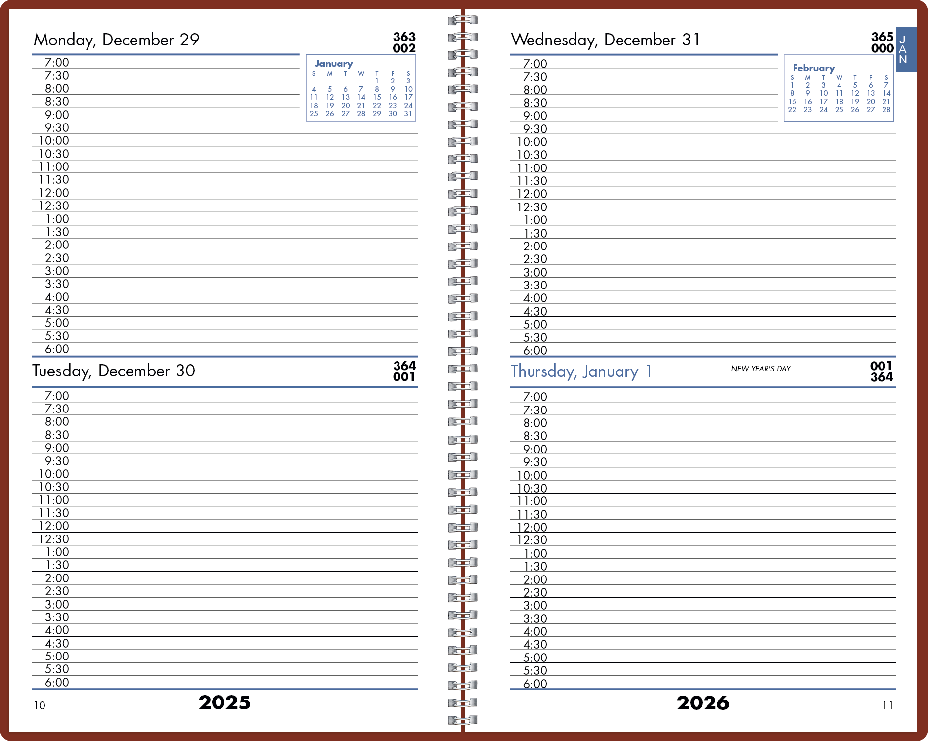 Triumph® Calendars Classic Time Manager 3