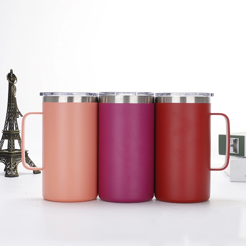 24Oz Insulated Coffee Mug With Lid 1