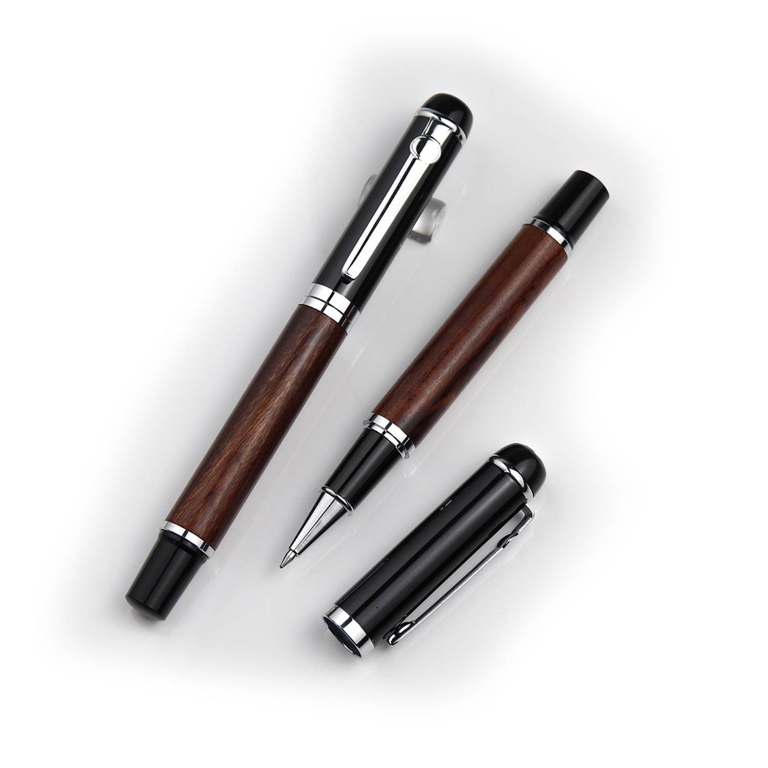Metal Wooden Ballpoint Pen Premium Gift 3