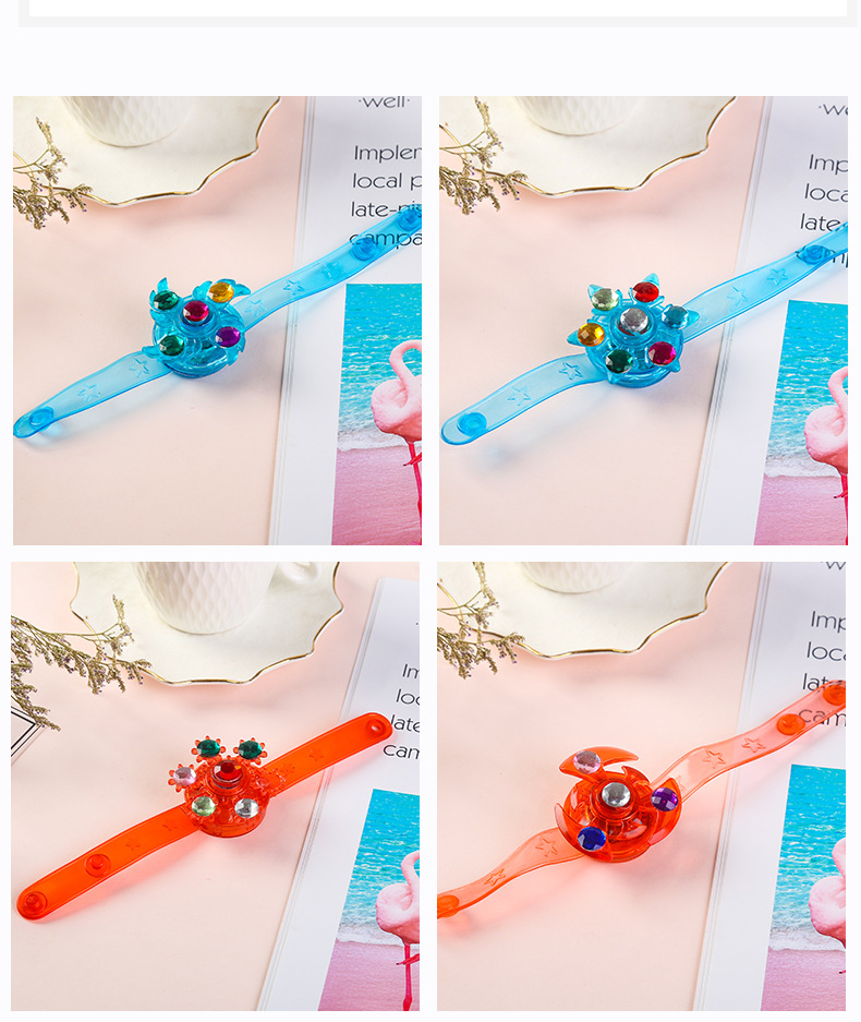 LED Light Up Fidget Spinner Bracelets 9