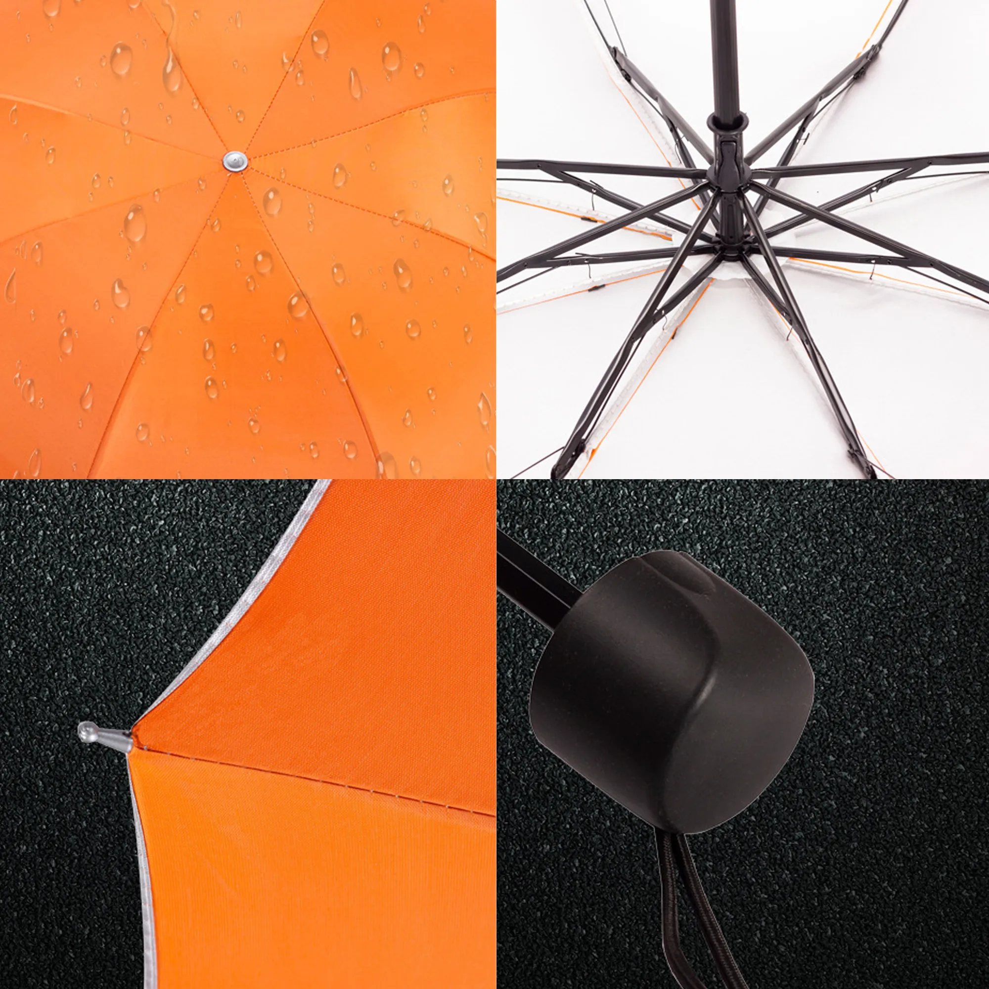 Advertising umbrella, three-fold silver-coated umbrella 3