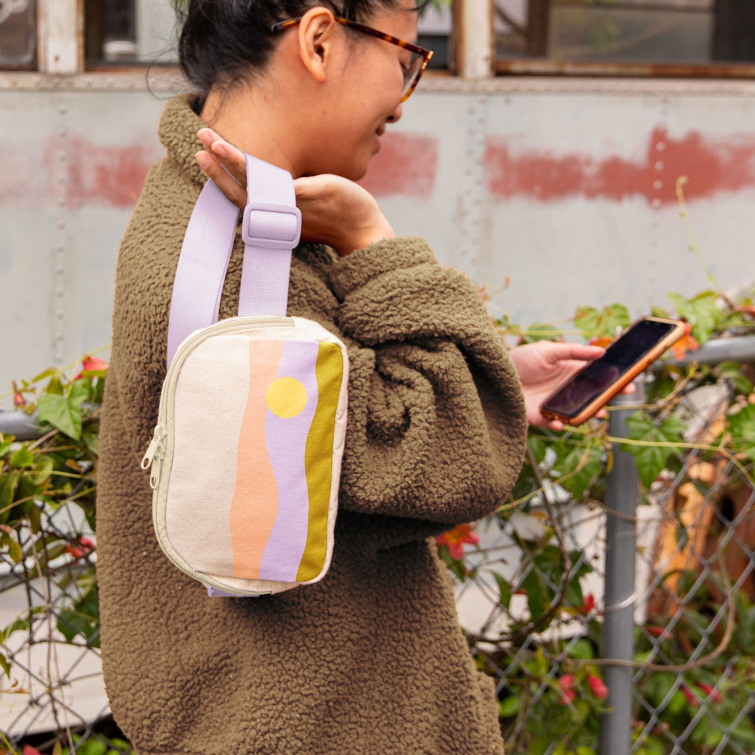 SIMPLE BELT BAG - NATURAL CANVAS