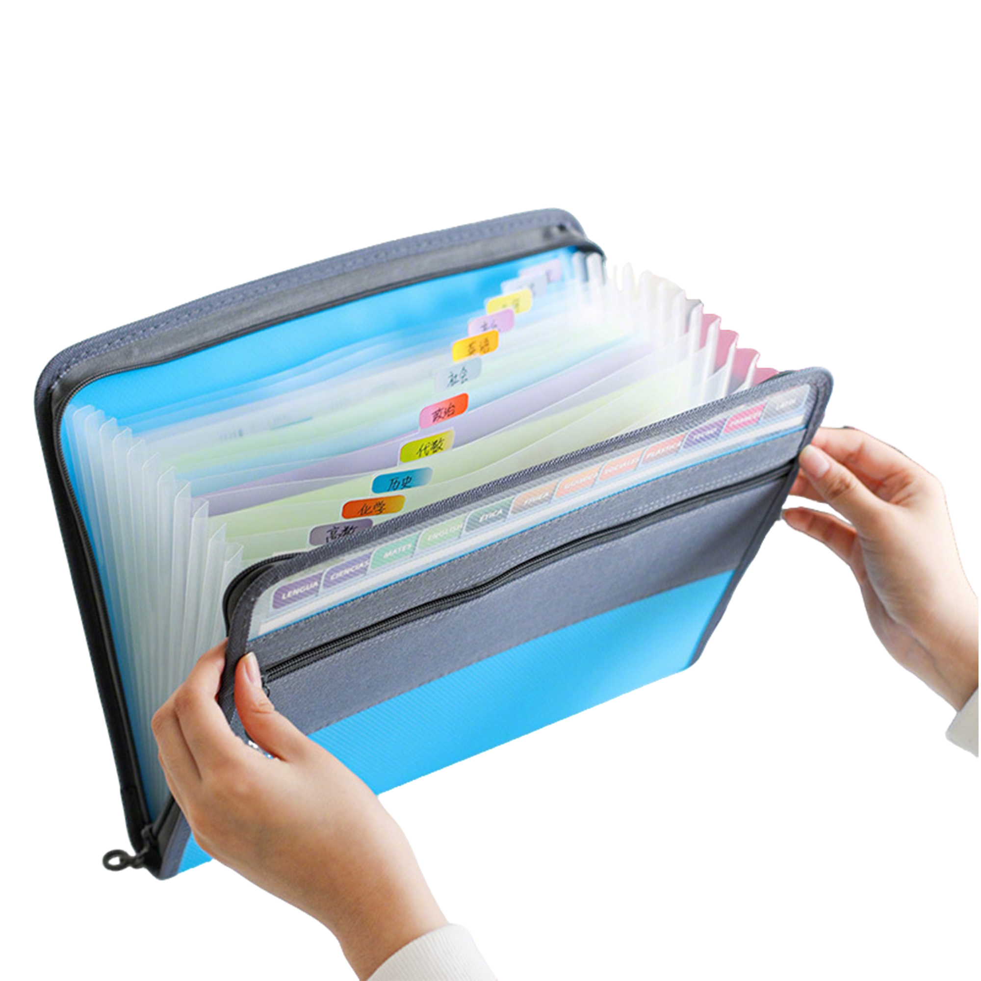 A4 Accordion Expanding File Folder With Multiple Pockets 5