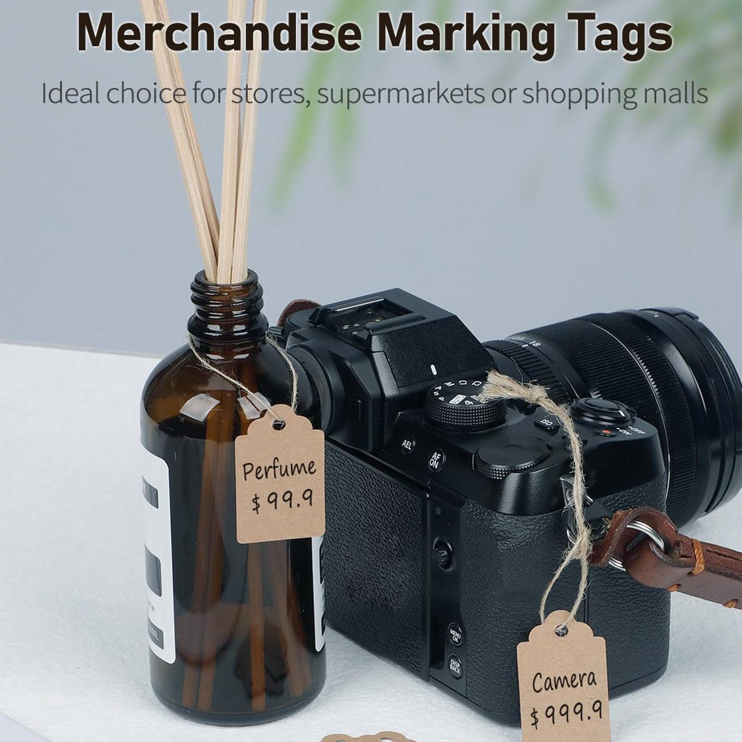 100Pcs Kraft Paper Price Hang Tag 3