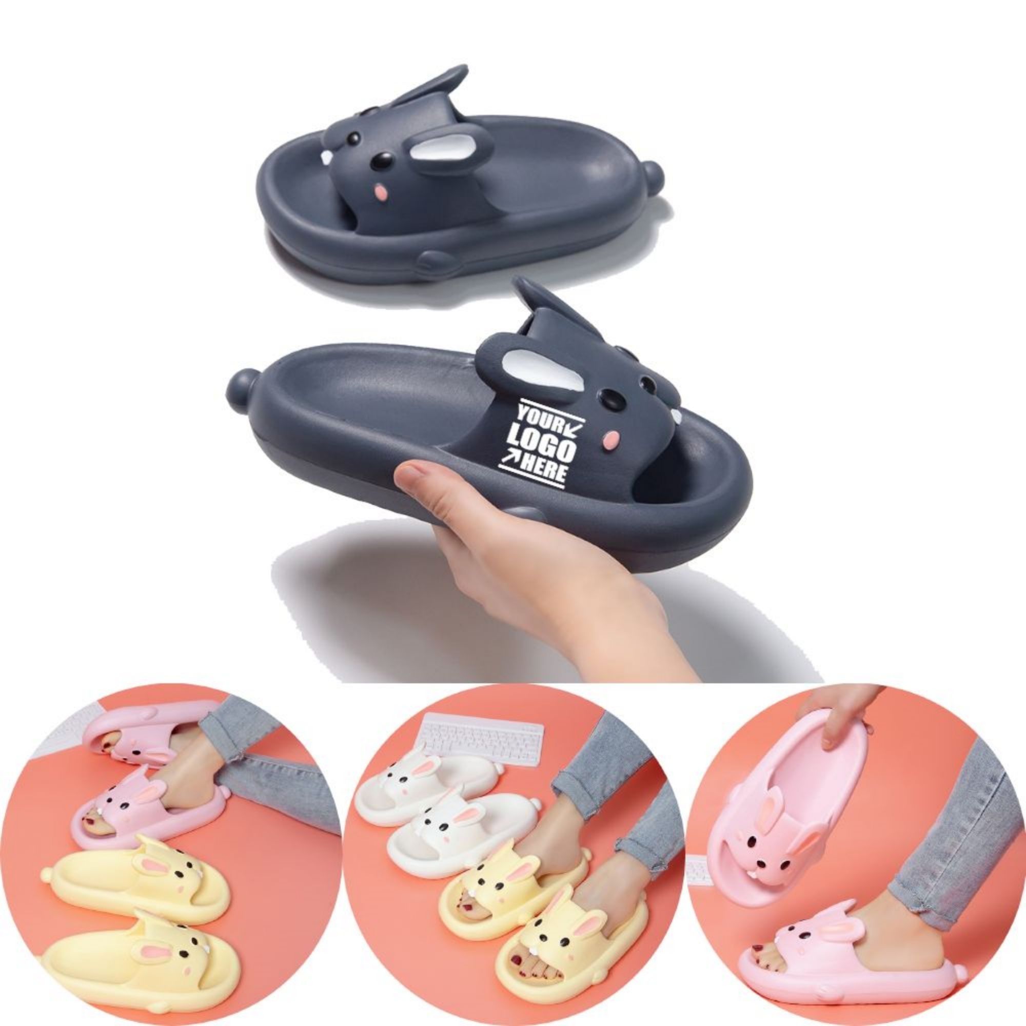 EVA Cartoon Bunny Slippers for Youth 3