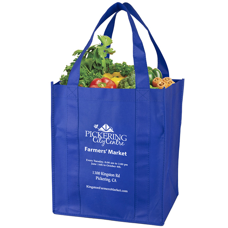 13"W x 15"H x 10"Gusset -"SUPER MEGA" Grocery Shopping Tote Bag 49