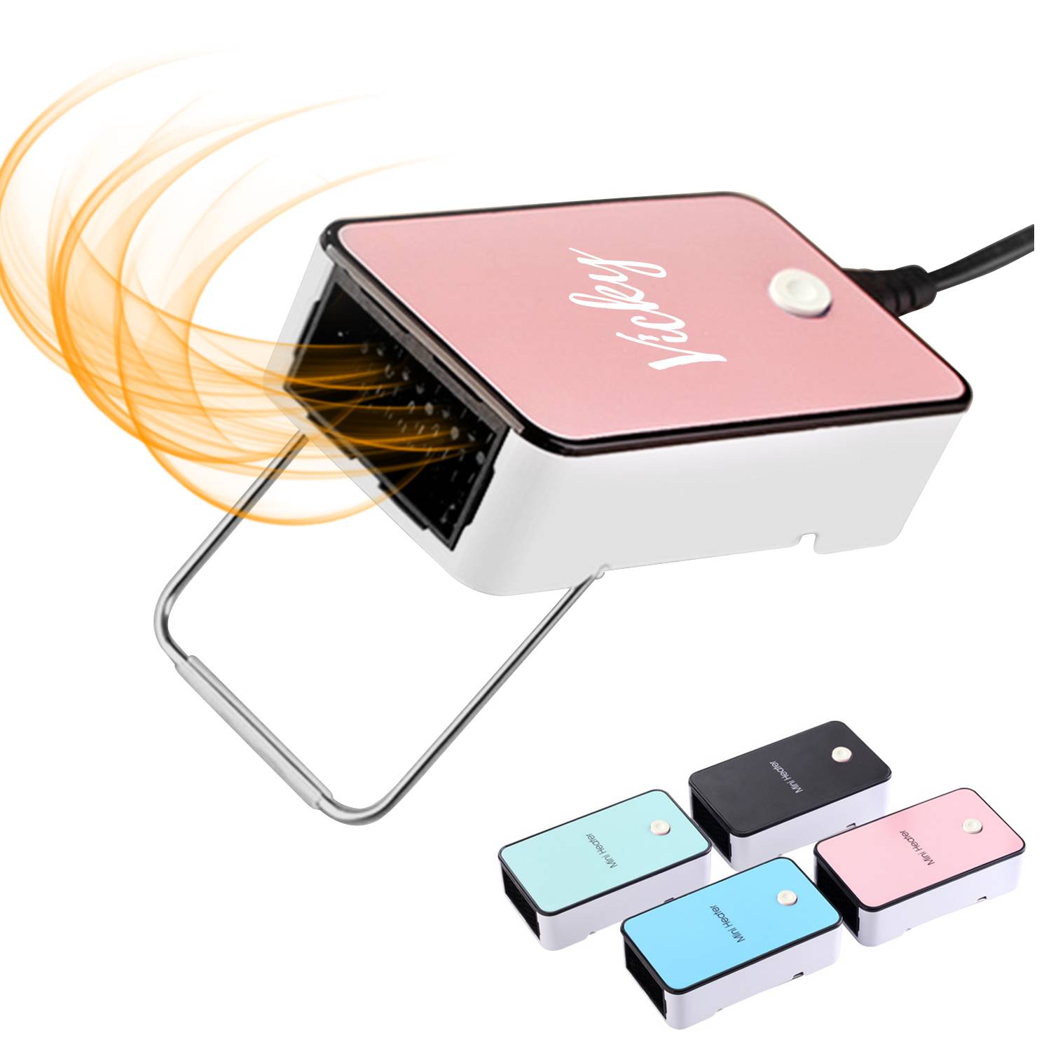 Mini Desktop Fan Electric Heater 2