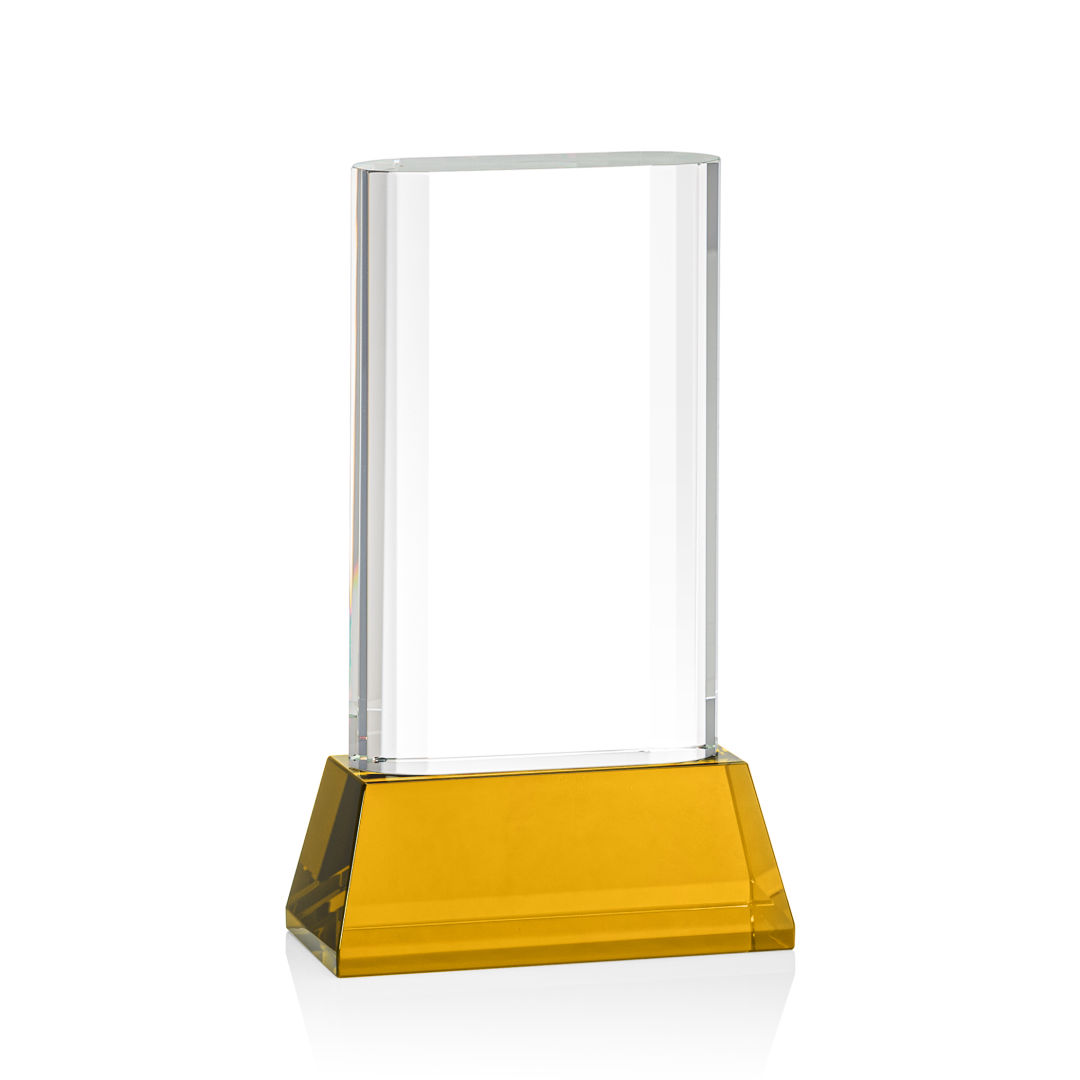 Merit VividPrint™ Award on Base - Amber 5