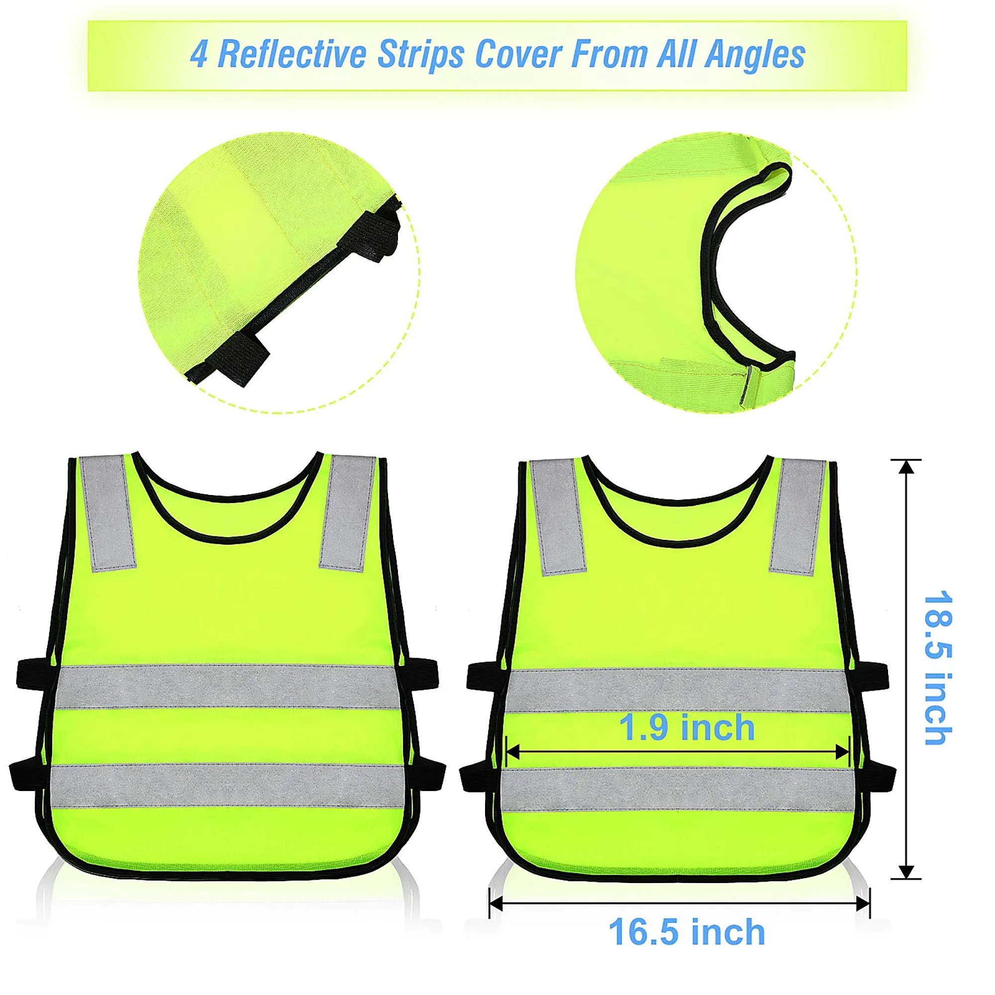 Kids Safety Visibility Reflective Vest 1