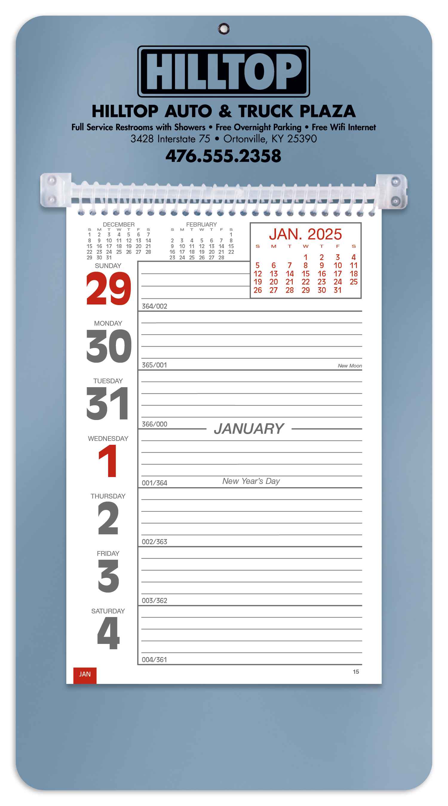Triumph® Calendars Weekly Memo Calendar 1