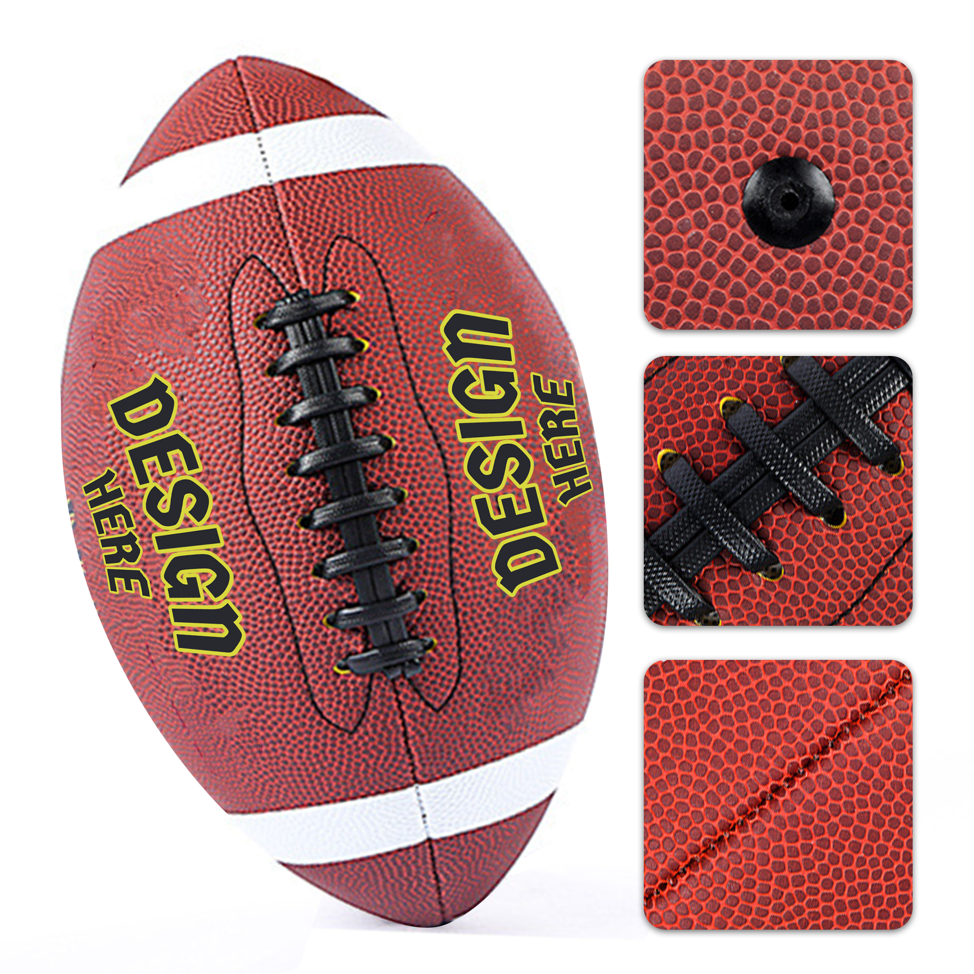 Custom Logo Kids PU Leather Size 3 Football 1