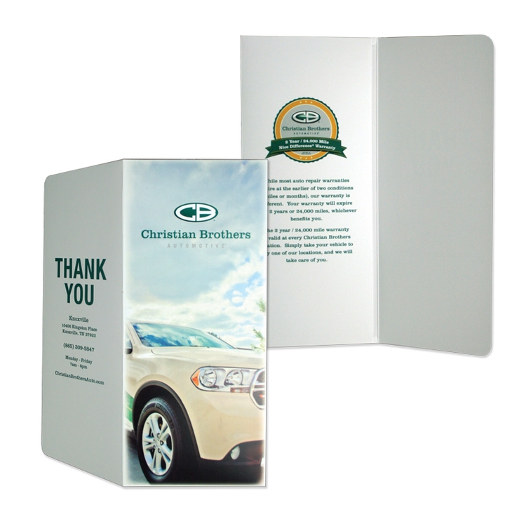 Digital Print Wallet-Style Folders - Custom Design Full Color Print 1