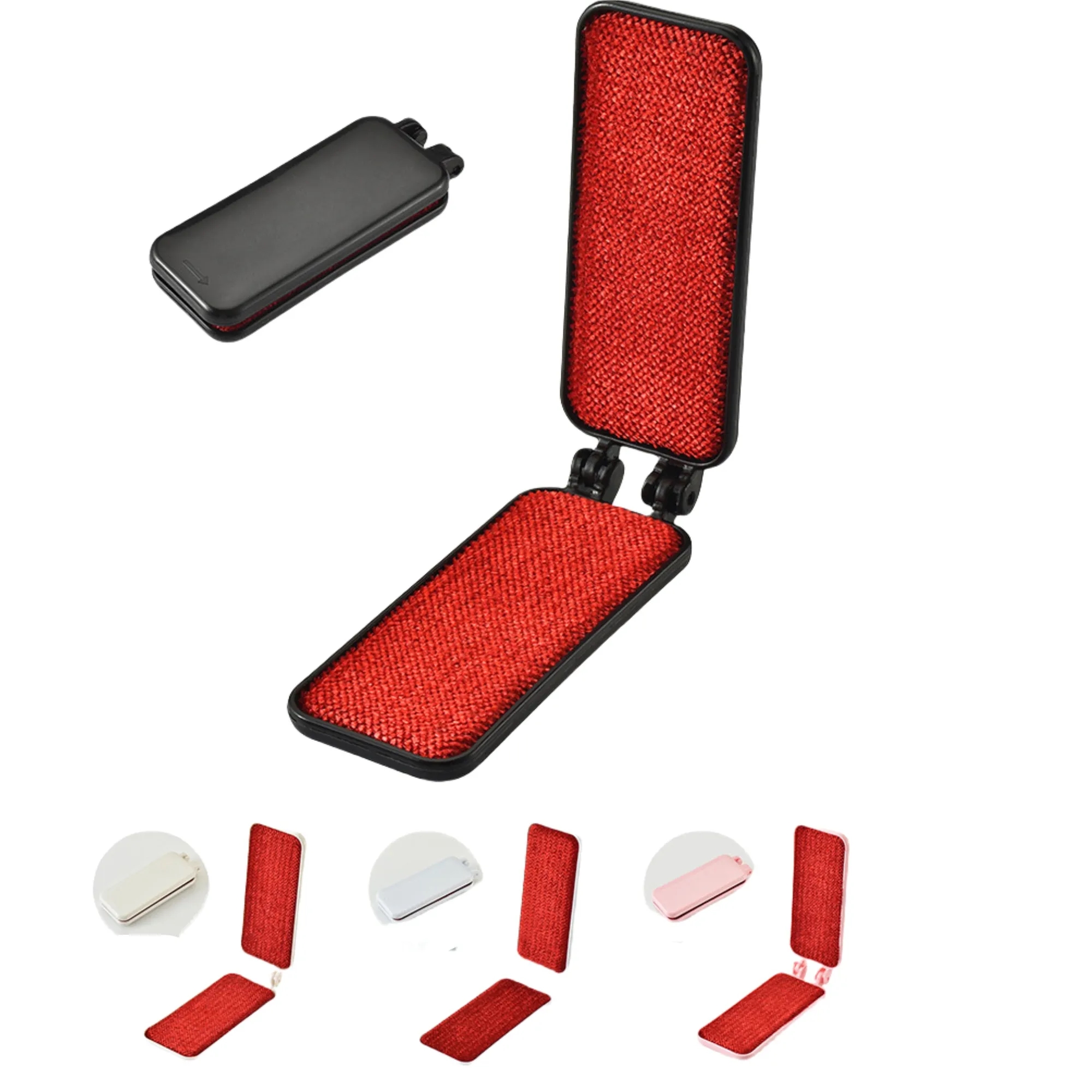 Folding Lint Remover Brush Clothe Electrostatic Dust Removal 4