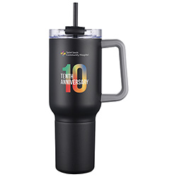 Novo Combo 20 oz Vacuum Insulated Stainless Steel Mug and Screw-On 12 oz Can Cooler 4