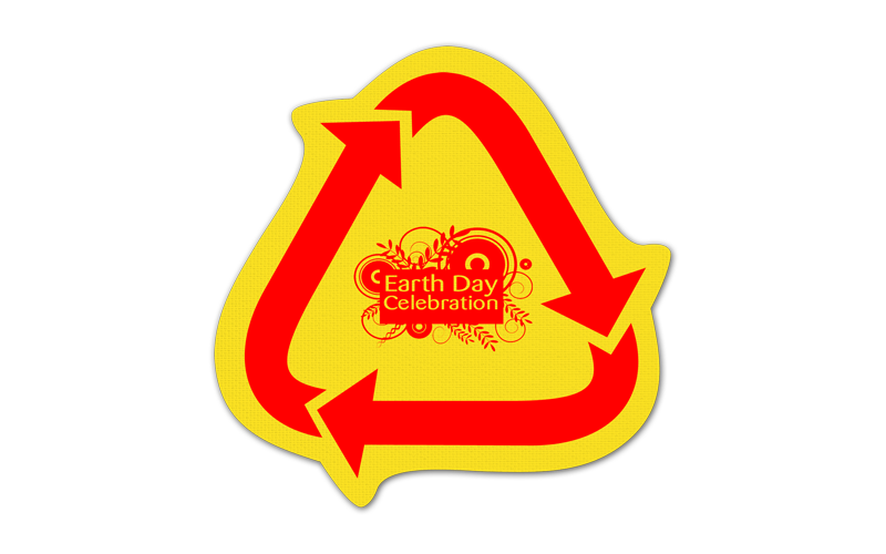 Recycle Arrows Vinyl Jar Opener 13