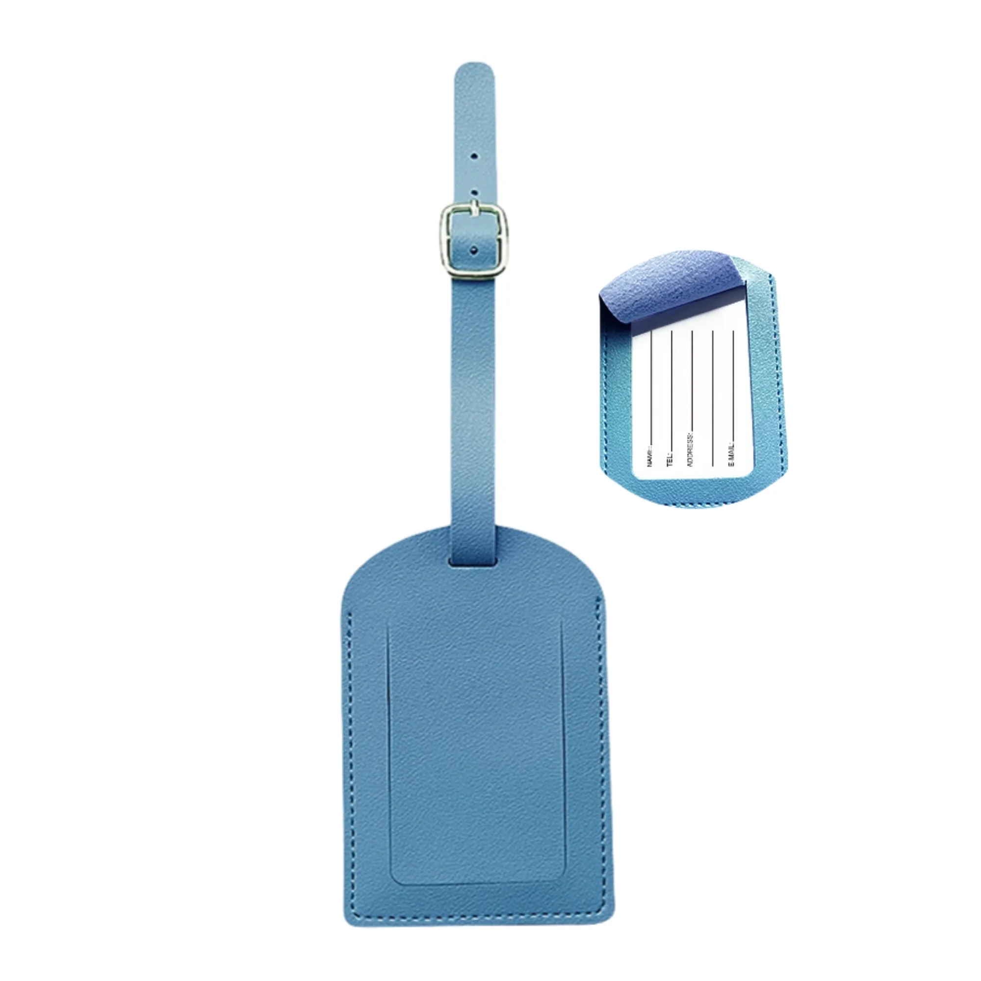 Dual Flip Multifunctional Thickened PU Luggage Tag 12