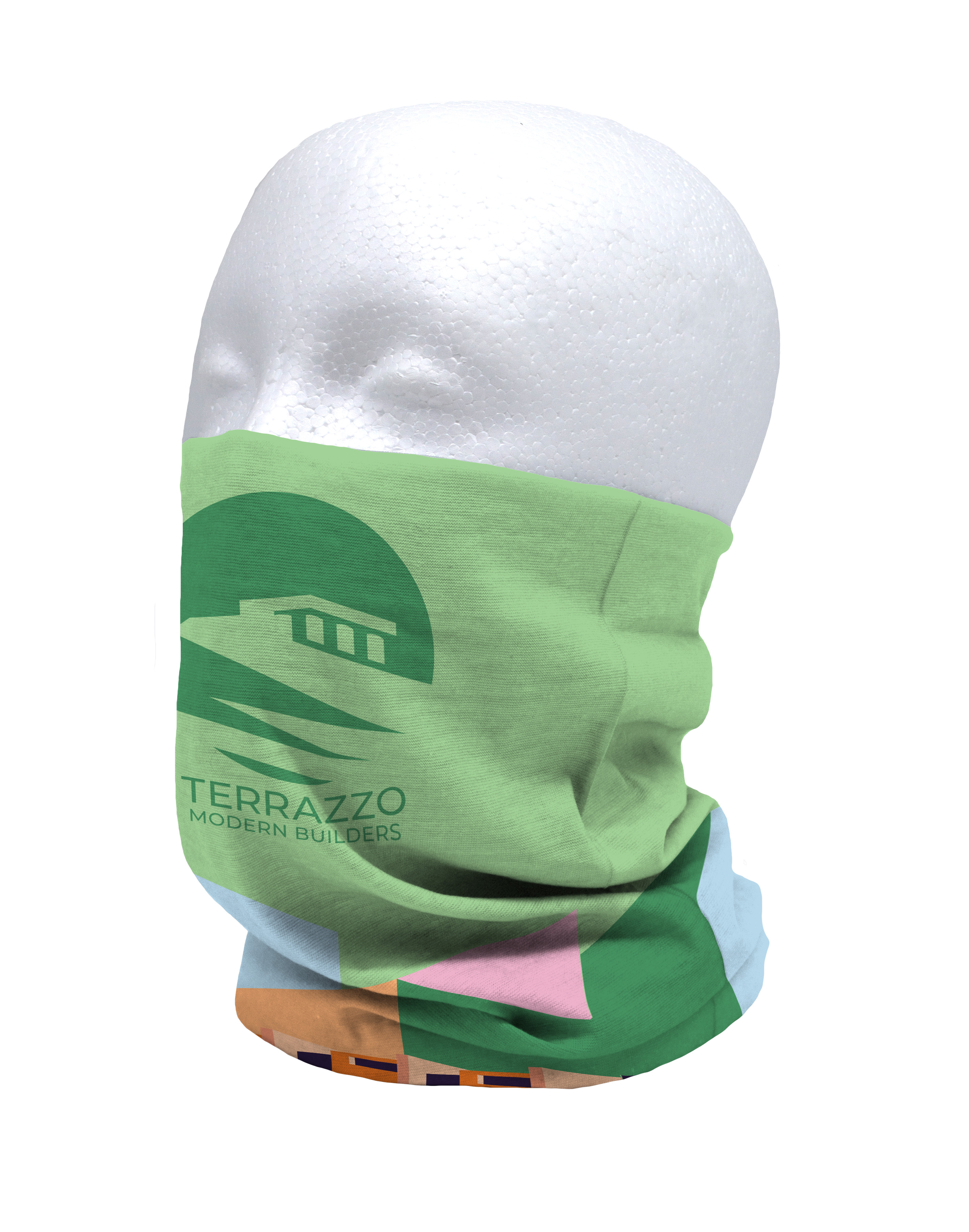 Pantone Matched Brandana Cloth Face Cover