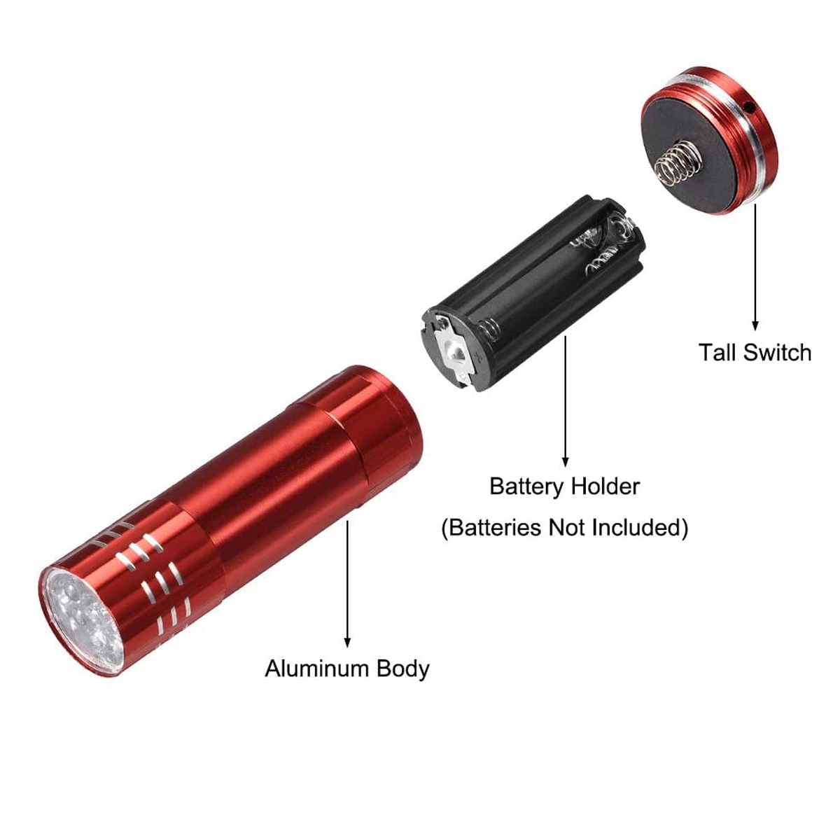 Mini LED Flashlight with Lanyard 3