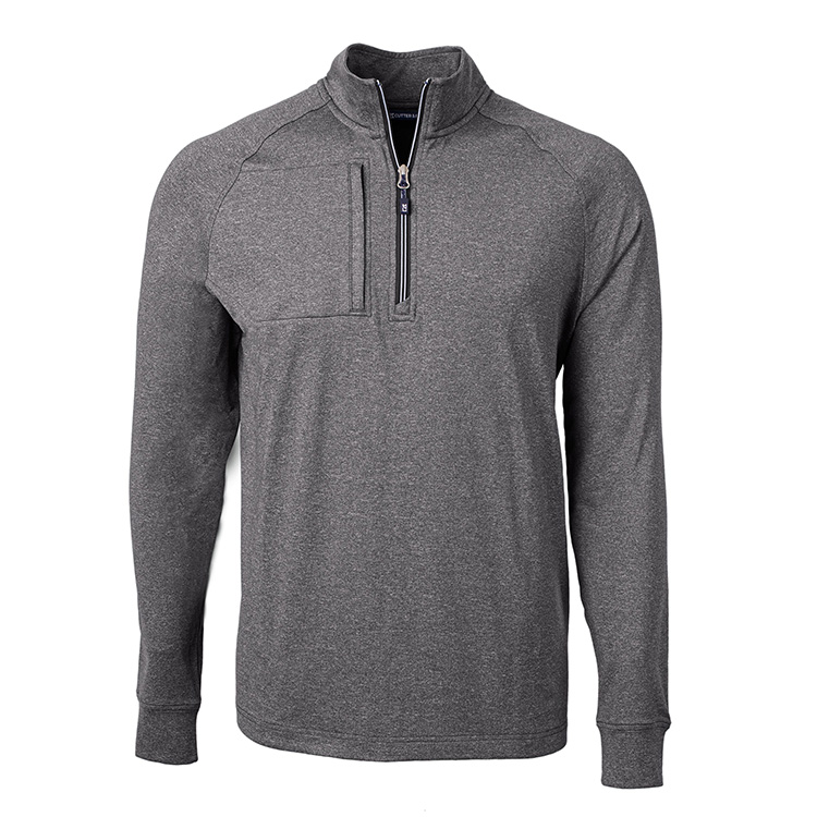 Cutter & Buck Adapt Eco Knit Heather Recycled Pullover, custom hoodie or sweatshirt with logo imprint 9
