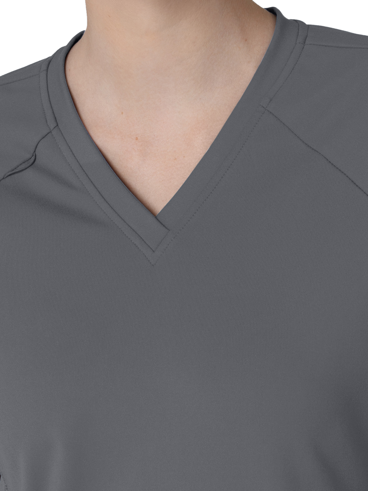 Wink - Renew Knit - Women's Four-Pocket Flex-n-Reach V-Neck Raglan Top 10