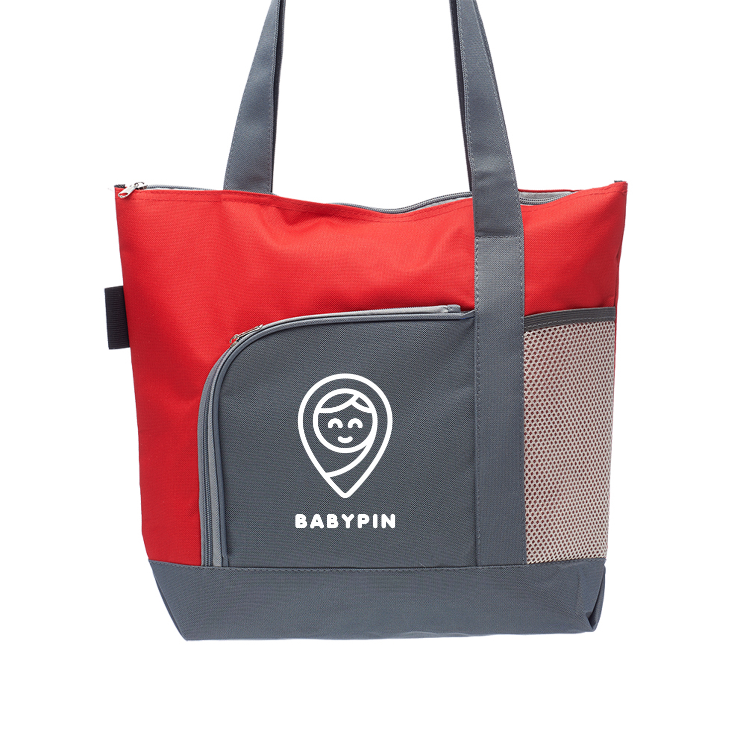 Pioneer Two-Tone Tote Bag (Full Color Imprint) 4