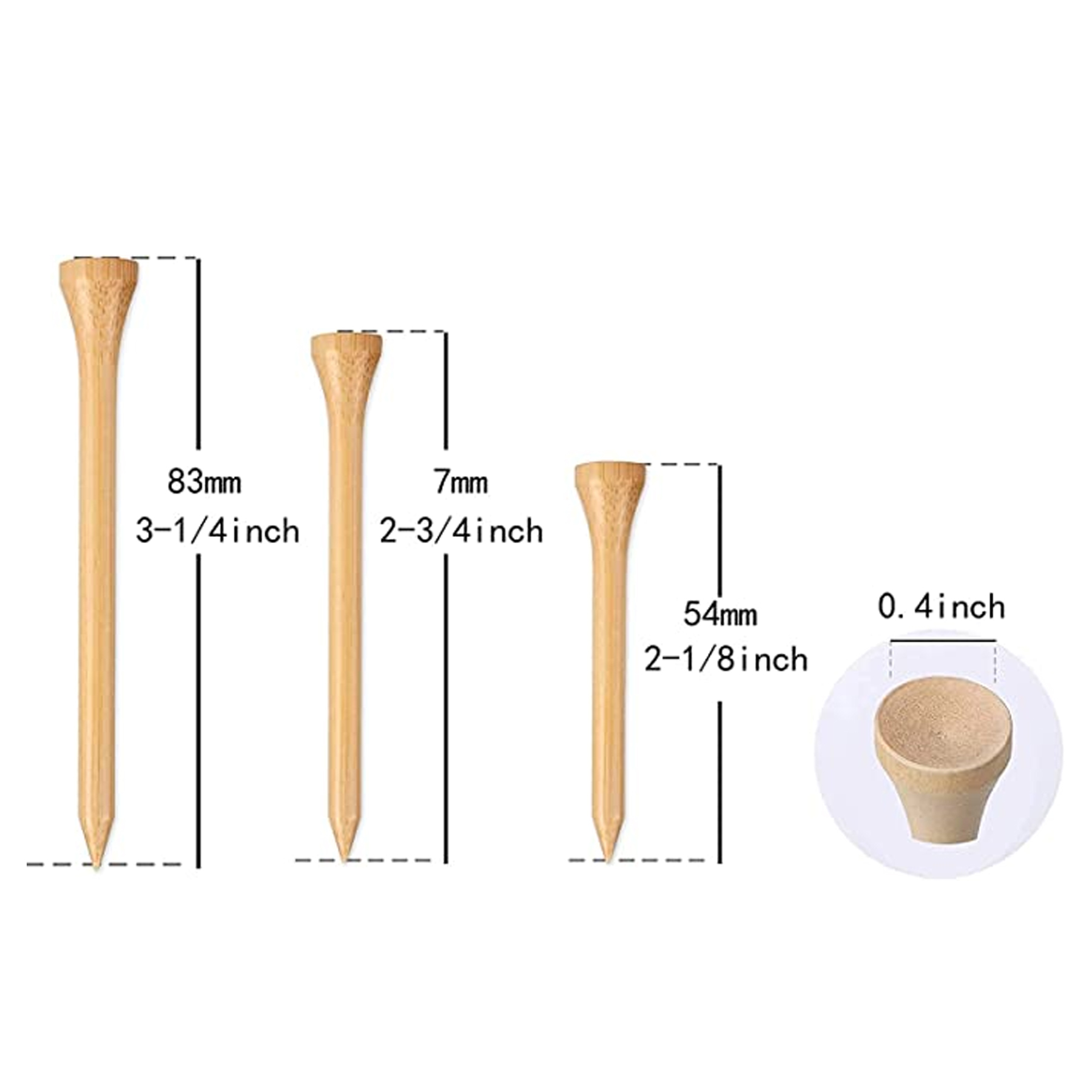 Wooden Golf Tees 2