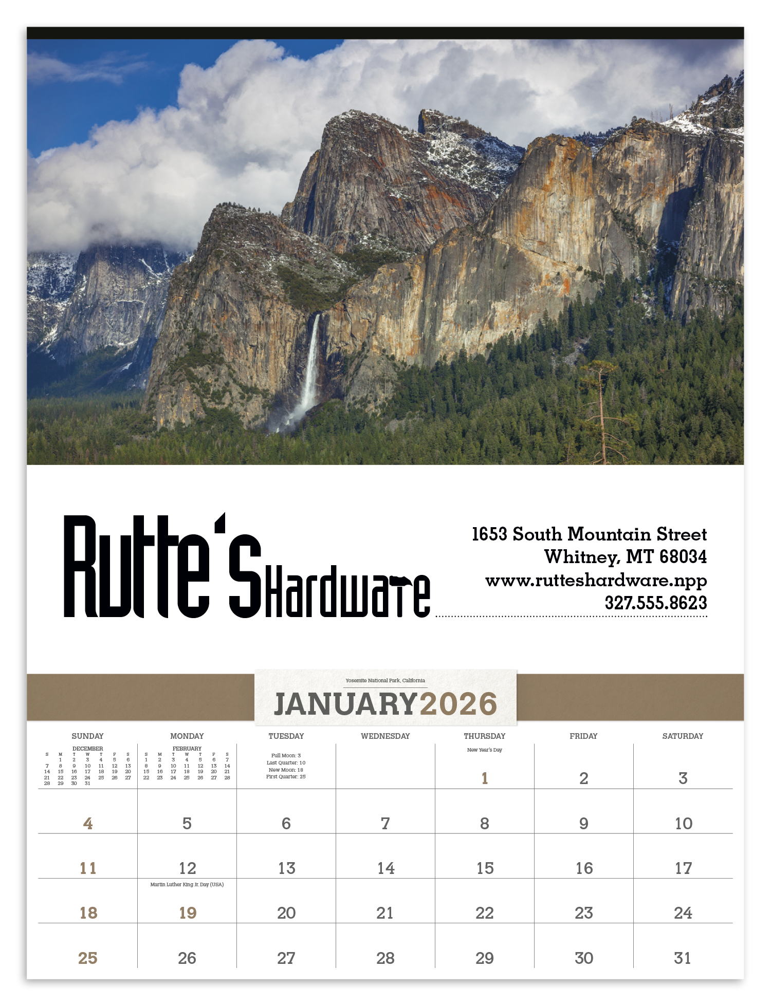 Triumph® Calendars American Splendor with Date Blocks Calendar 38